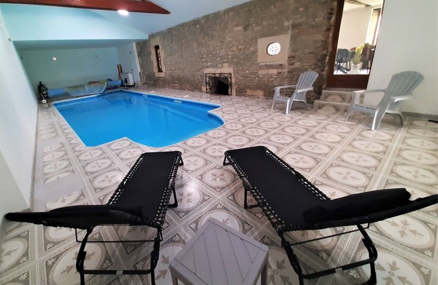 Farmhouse with heated indoor pool