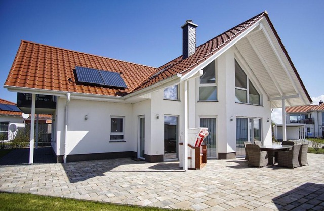 Ferienhaus Pfingstrose Haus - Kamin, Terrasse, Garten