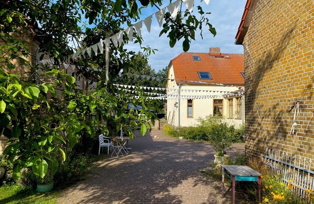 Ferienhof Schmetterlingsgarten Ferienwohnung 2 Dachgeschoss mit Garten