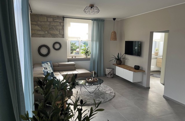 Ferienwohnung Basaltliebe im Modernen Landhausstil Sich wie Zuhause Fühlen