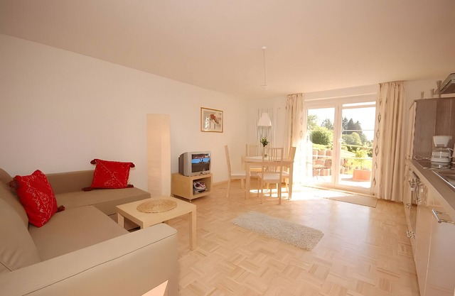 Ferienwohnung Gartenblick, 42qm, 1 Schlafzimmer, max. 2 Personen