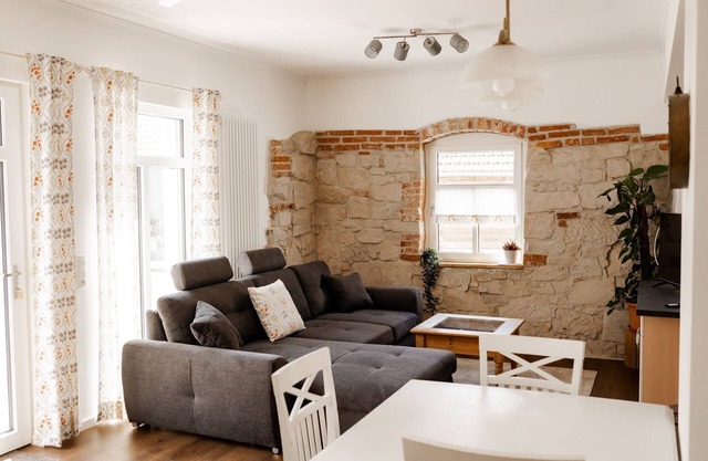 Ferienwohnung Sandsteinblick mit 1 Schlafzimmer