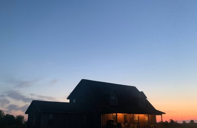 fishing, bonfire, and country views