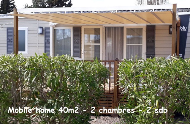 For rent Mobilhome 40m2, Standing 4-6 people Fréjus.
