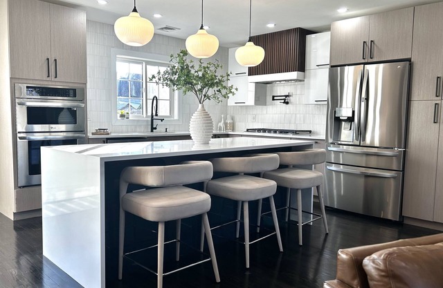 Four Levels of Family-sized Stylish Living w/game rm, patio and large backyard