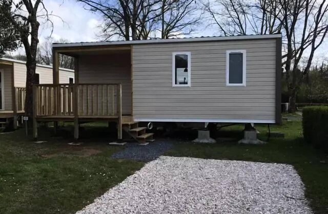 Campsite Les Chevaliers de Malte * - Mobile home 3 bedrooms Loggia 6 people
