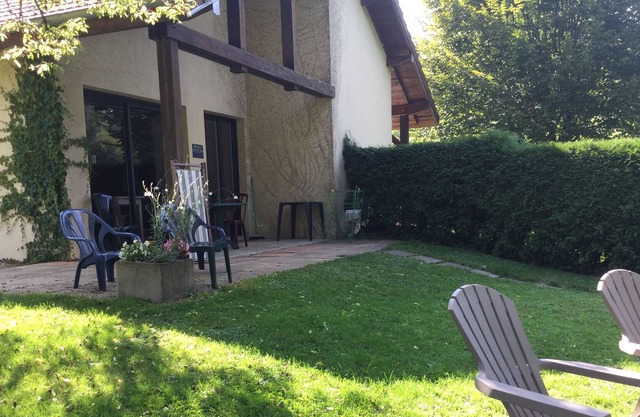 Franche Comté in Doubs Cottage in calm Lison river 1st category fishing