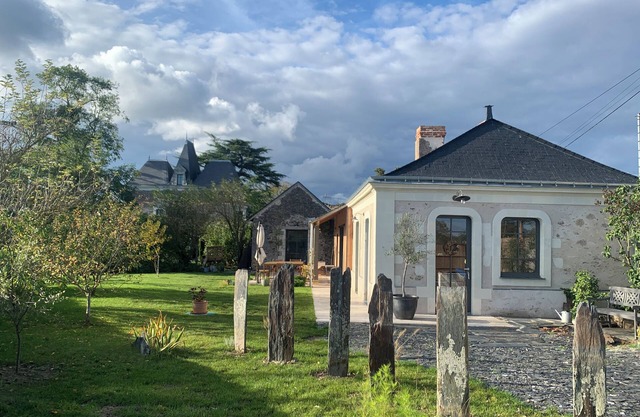 Französisches Landhaus im Anjou, in den Weinbergen, in Loire- und Schlössernähe