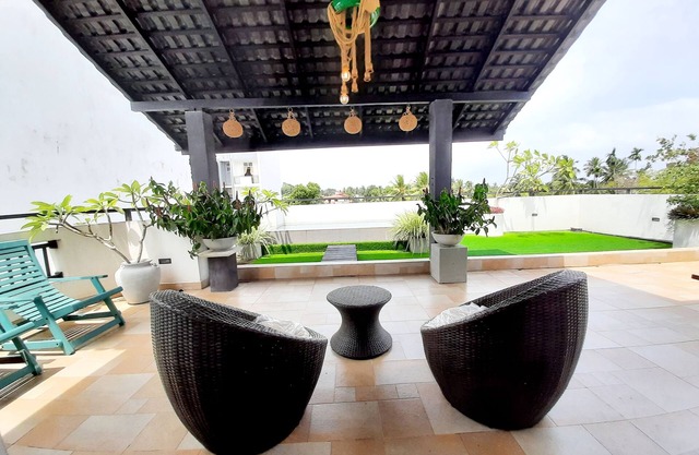 fully furniture cinnamon apartment with privet roof garden