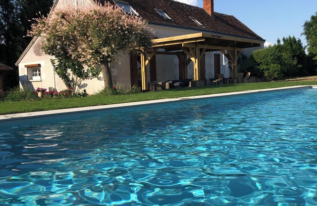 Gîte de Campagne au Calme Piscine Chauffée Privée, Châteaux de la Loire, Beauval
