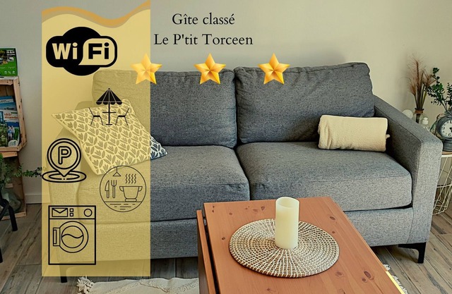 Gîte Le P'tit Torceen 🌟 3 Stars🌟garden & private parking / by Com'en Normandie