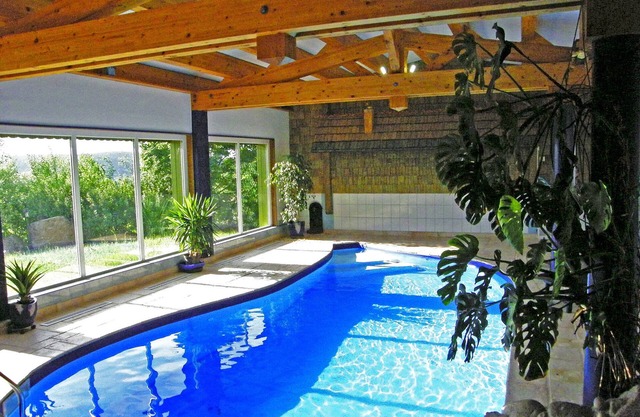 Gîte/Chalet* indoor swimming pool for private use, bordering the forest, panoramic view