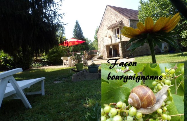 Gite "La Méluzine" au bord de la rivière, Avallon, Vézelay, Morvan