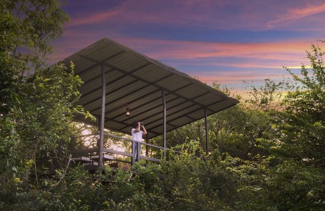 Glamping overlooking the Yala National Park