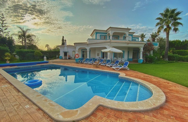 Golf dream villa with private pool, huge garden and sea view