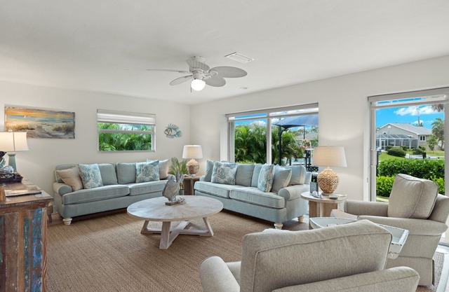 Gorgeous canal front home walking distance to the beach!