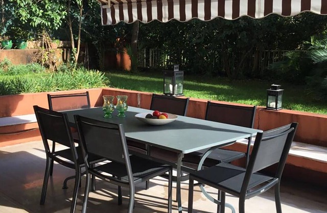 Great apartment with two large, sunny terraces, parking and a shared pool.