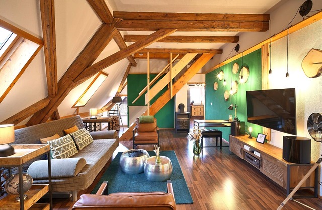 Green Loft Black Forest/120 sqm/roof balcony - music corner