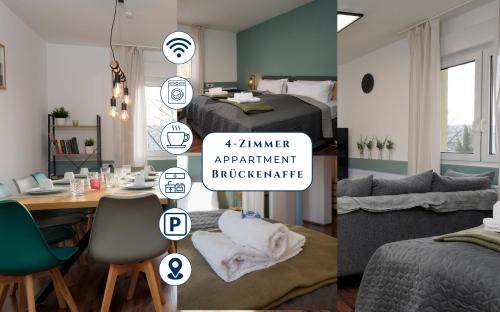 Große, gemütliche 4-Zimmer-Ferienwohnung mit guter Verkehrsanbindung im Süden von Heidelberg