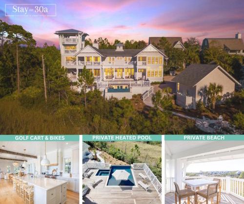 Gulf Bridge by Stay on 30A- Pool, Bikes, Golf Cart