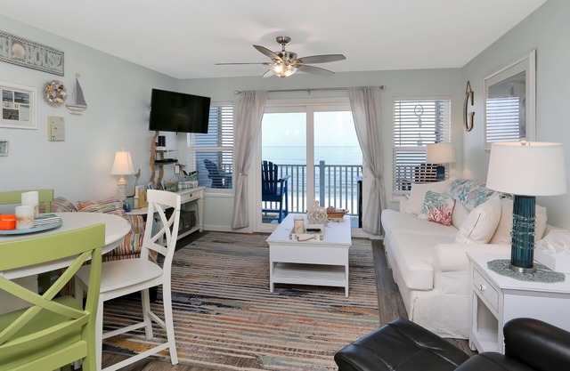 Gulf Front In The Heart of Mexico Beach ~ Sandcastle C