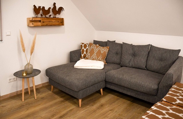 Hühnerstall, 65qm, Balkon, 2 Schlafzimmer, max. 6 Personen