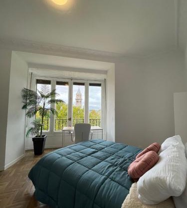 Habitación en piso compartido por meses para estudiantes y trabajadores