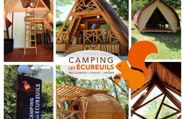 Habitat Créateur - Hébergements insolites au camping municipal "Les Ecureuils"