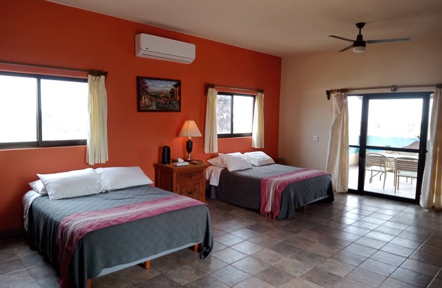 Hacienda de Palmas: Room #1 Grande with two queen size beds and sofa bed