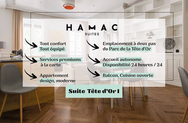Hamac Suites - Suites Tête d'Or - Balcony
