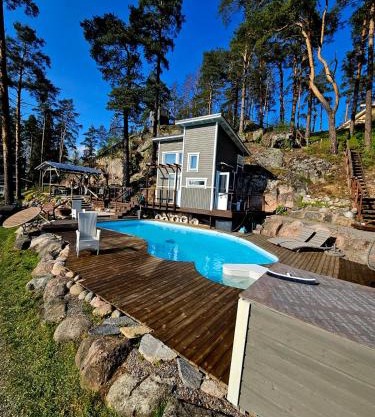Harjula-vierasmaja, sauna ja allas Tuusulassa