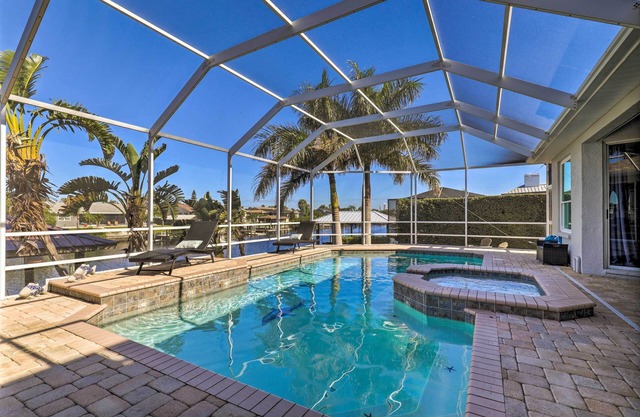 Heated Pool/Spa & Dock: Apollo Beach Home on Canal