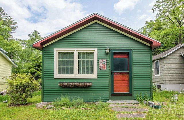 "Helena's" quaint single-level Sears cottage diagonally across from the Sweet Shop in Eagles Mere.