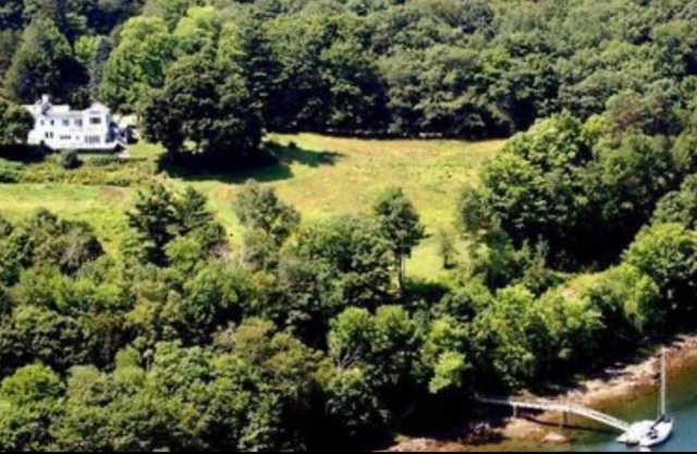 Historic intown waterfront w/PRIVATE dock & pool on 8.5 acres.