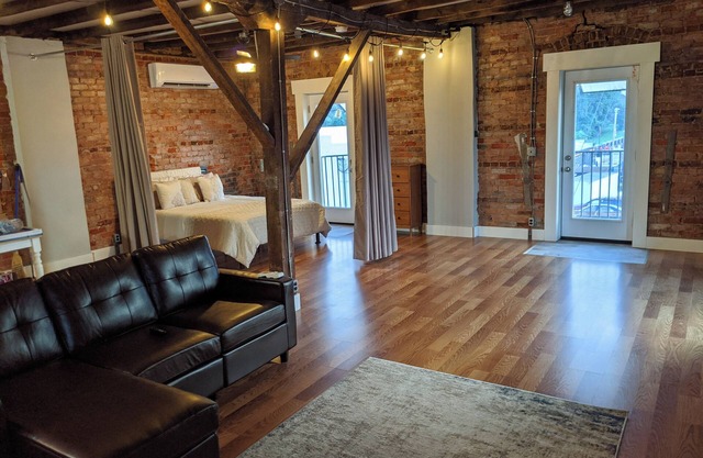 Historic Loft with balconies.
