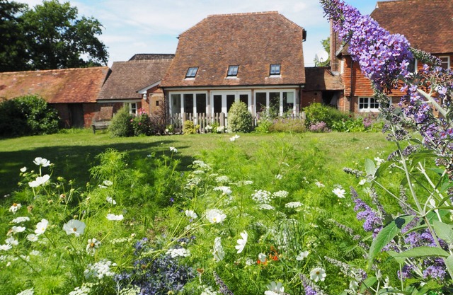 Historic remodelled stable barn near nature conservation