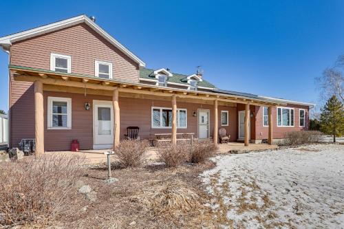 Historical Log Cabin on 80 Acres in Hartford!