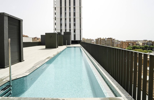 Holiday Apartment "Sunsets and The Pool In Barcelona" with Balcony, Shared Pool & Wi-Fi