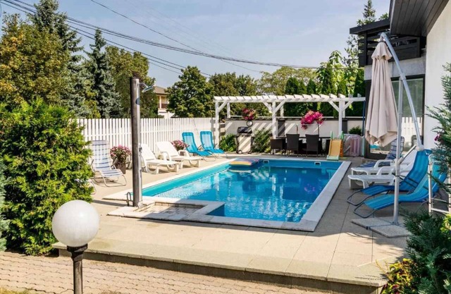 Holiday apartment with outdoor swimming pool and terrace