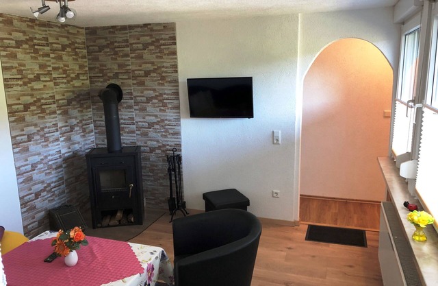 Holiday bungalow in south facing with fireplace and valley view in the middle of the resin