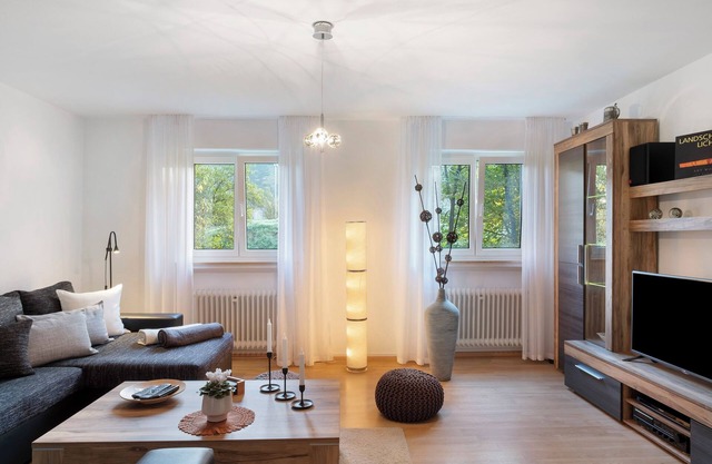 Holiday flat ‘Am Dorfbach’ with private outdoor seating and Wi-Fi