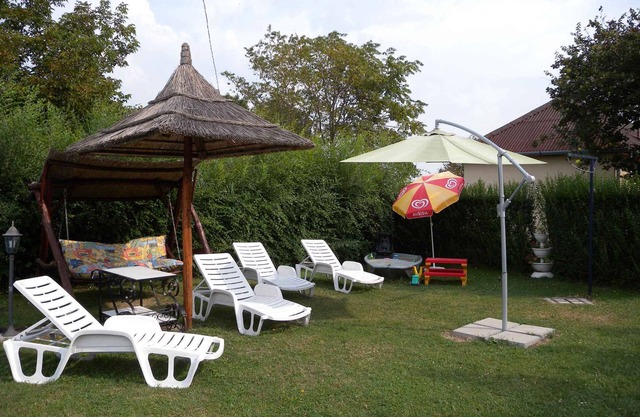 Holiday home with outdoor swimming pool and garden
