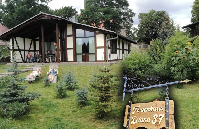 Holiday house ' DIANA ' in Menkin near Brüssow, with a rustic ambience/WiFi