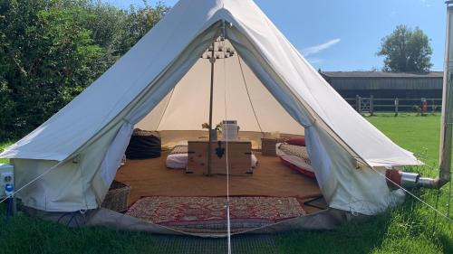 Home Farm Radnage Glamping Bell Tent 4, with Log Burner and Fire Pit
