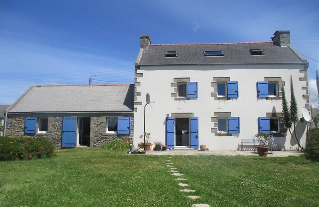 home to gulls and blue shutters