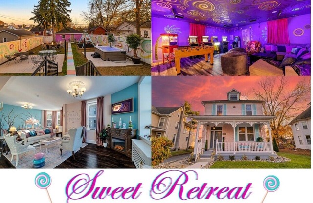Hot Tub, Game Room, Near Hershey, Candy Theme, Unique