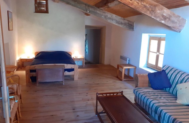 House in a quite village surrounded by vineyards in Drome valley