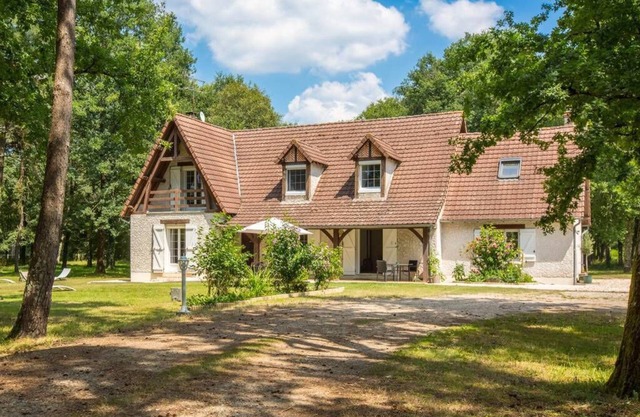 House in the heart of a large garden