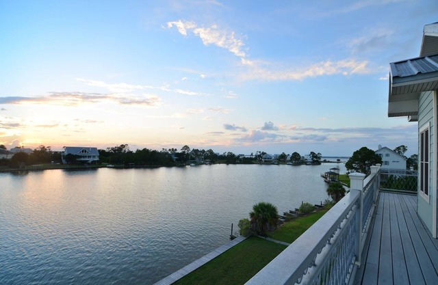 House on Bayou Mallini with Amazing Sunsets
