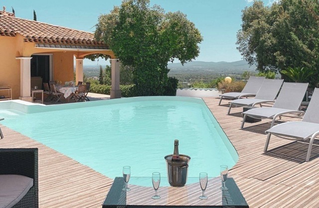 house with pool and stunning views